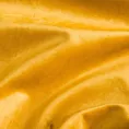 Zasłona szyta na taśmie fala ENYA musztardowa z miękkiej półmatowej tkaniny welwetowej