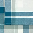 Komplet ściereczek kuchennych 2szt 50x70 cm bawełniany kolor turkusowy zdobionych w subtelną kratkę 200 g/m2 MONA Eurofirany