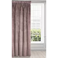 Zasłona pudrowo różowa z ekskluzywnego matowego welwetu 140x270 cm taśma RIA Diva Line Eurofirany