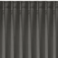 Zasłona grafitowa zaciemniająca 140x300 cm taśma imitująca flex MILAN Eurofirany