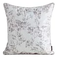 Poszewka na poduszkę 45x45 cm z tkaniny wodoodpornej na taras oraz balkon zdobiona nadrukiem roślinnym kremowo, beżowa GARDEN Eurofirany