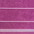 Ręcznik kąpielowy 50x90 cm bawełniany kolor fioletowy ze stębnowaną bordiurą 500 g/m2 MIRA Eurofirany