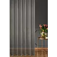 Firana szyta na taśmie 8 cm naturalno popielata z grubej, eleganckiej siatki, o prostym klasycznym splocie