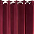 Zasłona bordowa z ekskluzywnego matowego welwetu 140x250 cm przelotka VILLA Eurofirany
