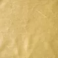 Zasłona musztardowa z gładkiego welwetu 140x300 cm taśma PIERRE Eurofirany