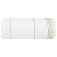 Ręcznik kąpielowy 50x90 cm bawełniany kolor kremowy ze stębnowaną bordiurą 500 g/m2 MIRA Eurofirany