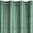 Zasłona ciemnozielono, złocista z lśniącą przecierką z welwetu 140x250 cm przelotka MABEL Eurofirany