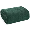 Koc  170x210 cm ciemnozielony wyjątkowo i magicznie miękki BUKLA Eurofirany