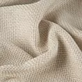 Zasłona szyta na taśmie 8 cm kremowa z tkaniny o grubym splocie