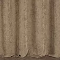 Miękka szenilowa tkanina zasłonowa o strukturalnym splocie i subtelnym połysku Eurofirany