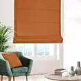 Roleta rzymska ruda z miękkiej tkaniny welwetowej