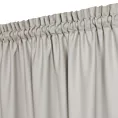 Zasłona ciemnobeżowa z tkaniny welurowej 420x260 cm tunel Dora Eurofirany