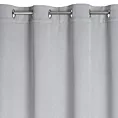 Zasłona szara zaciemniająca o strukturze drobnej krateczki 140x250 przelotka AMARO Eurofirany