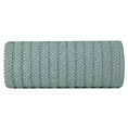 Ręcznik do rąk 30x50 cm bawełniany kolor miętowy zdobiony wzorem jodełki 550 g/m2 ETNO Eurofirany