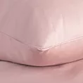 Pościel 160x200 cm gładka z satyny bawełnianej kolor pudrowy róż DINA Diva Line Eurofirany