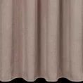 Zasłona szyta na taśmie 5 cm wrzosowa z tkaniny strukturalnej z delikatnym połyskiem