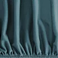 Prześcieradło jersey z gumką 140x200 cm z bawełny kolor ciemnoturkusowy 140 g/m2 ADELA Eurofirany