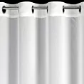 Firana biała z gładkiej matowej tkaniny 140x250 cm przelotka TIRSA Eurofirany
