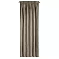 Zasłona beżowa z szenilowej tkaniny 140x270 cm taśma - VANI Eurofirany