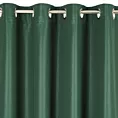 Zasłona zielona z błyszczącym splotem 140x250 cm przelotka ESSME Eurofirany
