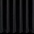 Zasłona czarna z welwetowej tkaniny 125x270 cm system flex - MELANIE Eurofirany