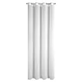 Firana biała z gładkiej matowej tkaniny 140x250 cm przelotka TIRSA Eurofirany