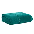 Ręcznik kąpielowy 70x140 cm bawełniany kolor ciemnozielony z welwetową bordiurą ARIA Eurofirany