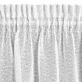 Firana biała z akcentem drobnego deszczyku 140x270 cm taśma RAIN Eurofirany