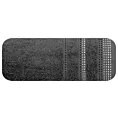 Ręcznik do rąk 50x90 cm bawełniany kolor stalowy z ozdobnym stebnowaniem 500 g/m2 POLA Eurofirany