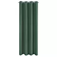 Zasłona ciemnozielona z gładkiej matowej tkaniny 140x250 cm przelotka ADARI Eurofirany