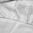 Prześcieradło z gumką 100x200 cm z satyny bawełnianej kolor biały 125 g/m2 DINA Diva Line Eurofirany
