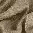 Zasłona szyta na taśmie fala jasnobrązowa z tkaniny o naturalnym splocie z efektem melanżu