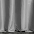 Zasłona szyta na flexach LUXOR szara z eleganckiej lśniącej tkaniny o drobnym splocie