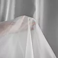 Firana biała z połyskiem wykończona szwem obciążającym 300x260 cm przelotka ANABEL Eurofirany