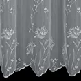 Tkanina firanowa, matowa z efektem deszczyku, z delikatnym haftem, Eurofirany