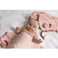 Ręcznik kąpielowy dziecięcy 50x90 cm bawełniany kolor różowy 450 g/m2 BABY 68 Eurofirany