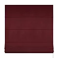 Roleta rzymska bordowa z jednokolorowej gładkiej tkaniny