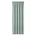 Zasłona miętowa z tkaniny welurowej 420x260 cm tunel Dora Eurofirany