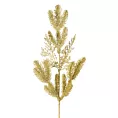 Złota gałązka świerk ozdobny na choinkę wianek 50 cm Eurofirany