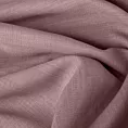 Poszewka szyta ciemnoróżowa z miękkiej tkaniny o naturalnym splocie w stylu ekologicznym