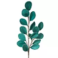Sztuczna gałązka dekoracyjna turkusowa Eurofirany