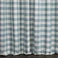 Tkanina zasłonowa o płóciennym splocie w kratkę Eurofirany