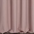 Zasłona szyta na taśmie 5 cm pudrowo różowa z miękkiej, matowej tkaniny w stylu eko o naturalnym splocie