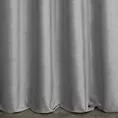 Zasłona szyta na taśmie 5 cm stalowa z gładkiego, matowego welwetu