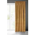 Zasłona miodowa z matowego welwetu 140x270 cm taśma MELANIE Eurofirany