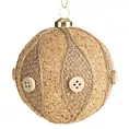 Dekoracyjna bombka choinkowa w stylu boho Eurofirany