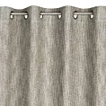 Zasłona beżowa z melanżowej tkaniny w stylu eko 140x250 cm przelotka MEGAN Eurofirany