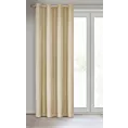 Zasłona beżowa z matowej gładkiej tkaniny 140x250 cm przelotka RITA Eurofirany