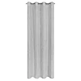 Zasłona popielato, srebrna z widocznym splotem 140x250 cm przelotka AGNES Eurofirany
