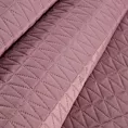 Narzuta różowa 170x210 cm pikowana metodą hot press w geometryczny wzór BONI 3 Eurofirany